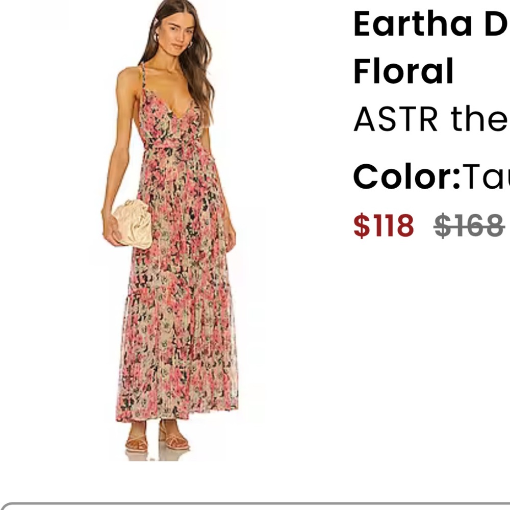 Floral ASTR dress-never worn
